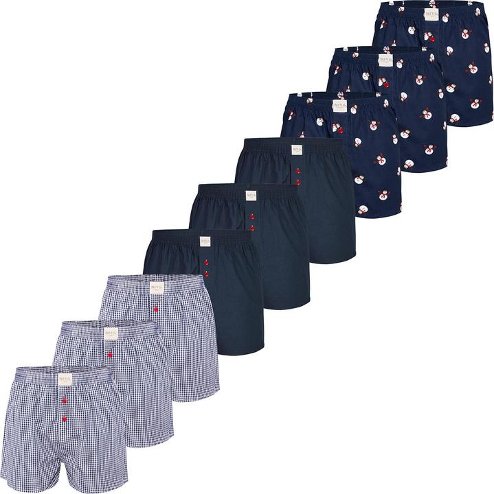 Phil & Co. Berlin Boxer Chrstimas Boxer 9er Pack (XL, 9er Pack)