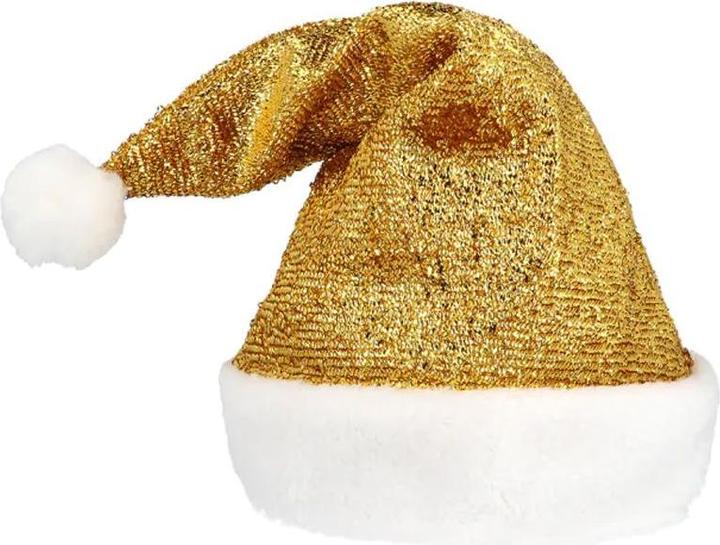 Actual product image Boland Christmas hat gold