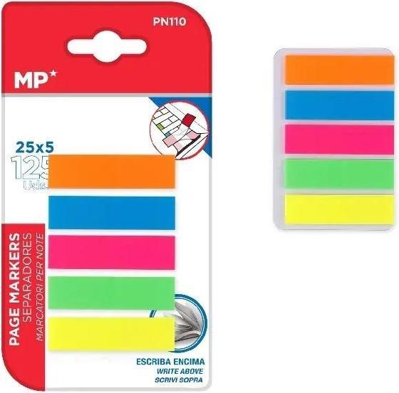 Produktbild Donau Fluo-Indexblätter 45x12mm 5x25K (45 x 12 mm)