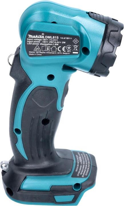 Actual product image Makita DEADML 815 RM LED battery hand lamp 14.4 - 18 V 160 lm + 2x battery 4.0 Ah + charger (160 lm)