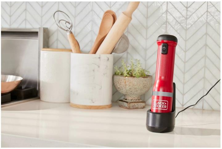 Productafbeelding Black & Decker Handmixer Keukenstaf Rood, 2-delig