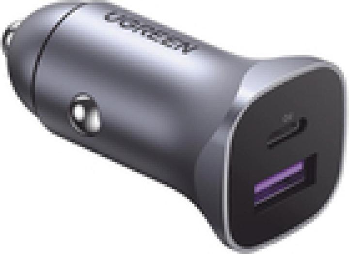 Produktbild Ugreen CD130 Car Charger, USB-A+PD 3.0, USB-C, QC3.0 30W (Grey)
