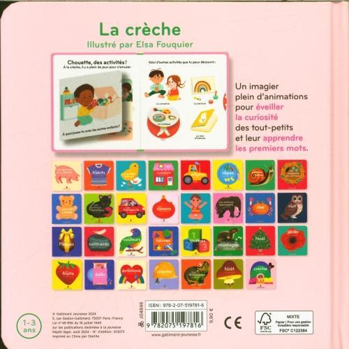Image du produit La crèche : mon imagier animé (Français, Fouquier Elsa, 2024)