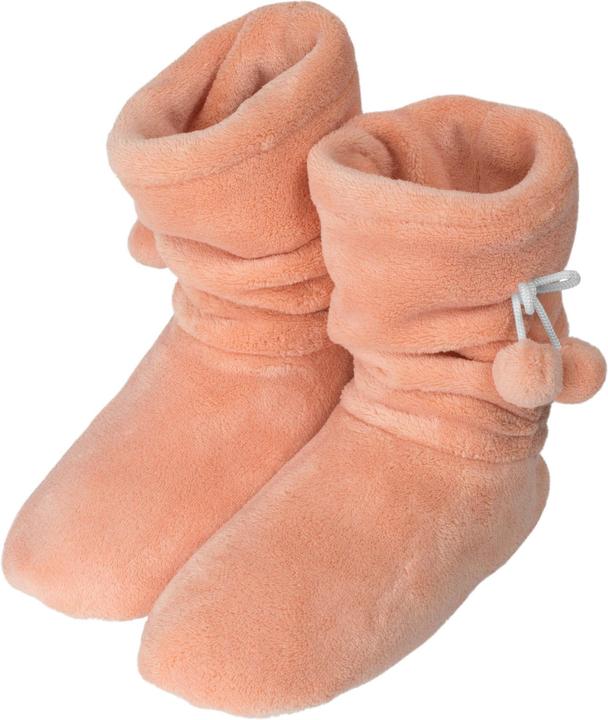 Produktbild Normani Damen-Fleece-Hausschuhe mit Bommeln (35)