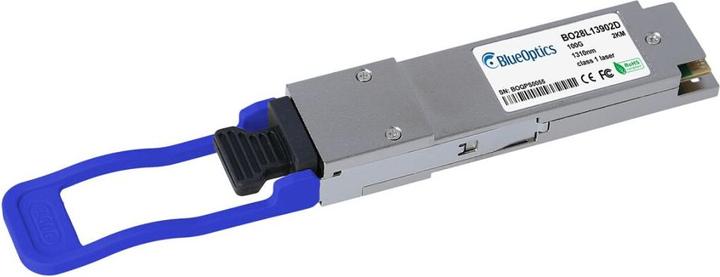 Actual product image BlueOptics HPE X150 JH420A Compatible QSFP28 BO28L13902D
