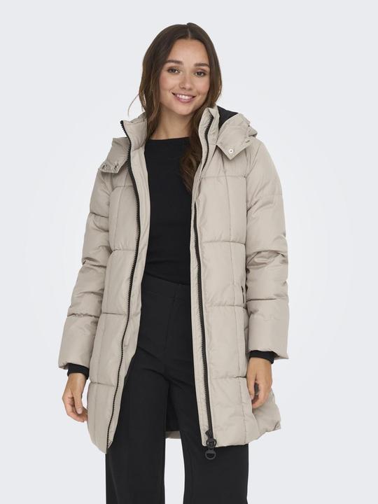 Actual product image JdY Hood Ribbed cuffs Coat Quilted coat (S)
