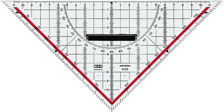 Actual product image M+r Geometry triangle (220 mm)