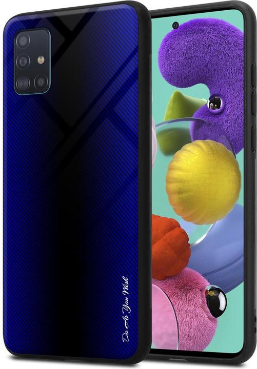 Productafbeelding Cadorabo TPU gestreepte glasplaat (Samsung Galaxy M40)