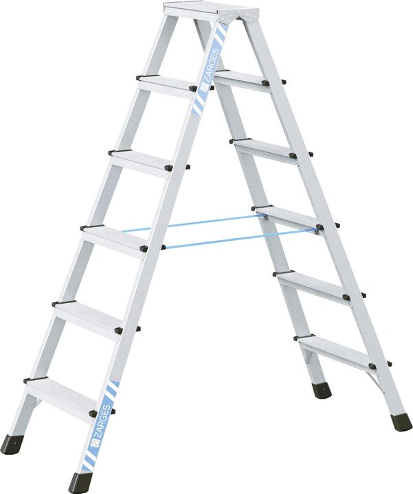 Produktbild Zarges Profi-Stufenleiter, eloxiert (Stehleiter, 163 cm)