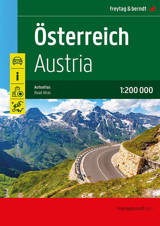 Produktbild Österreich, Autoatlas 1:200.000, freytag & berndt (Italienisch, freytag & berndt, 2022)