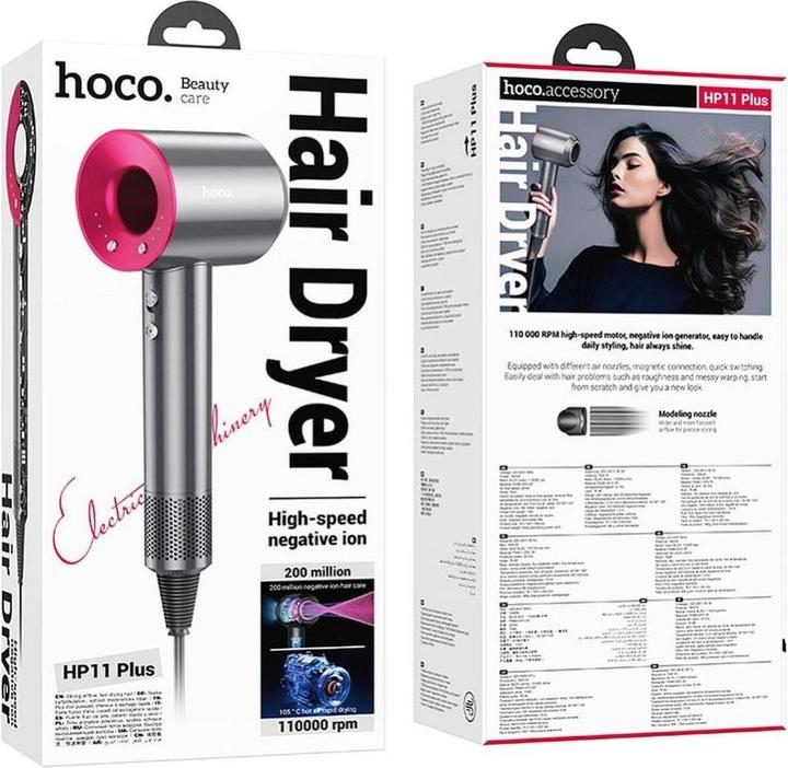 Produktbild Hoco Other negative ion hair dryer HP11 Plus rose red