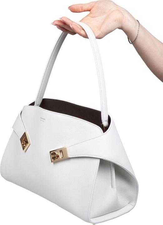 Produktbild Salvatore Ferragamo Ferragamo hug sh s leather bag color white