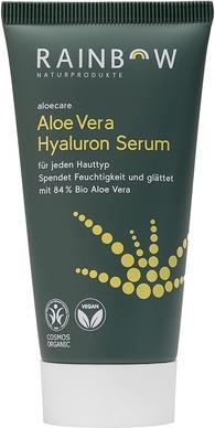 Rainbow Naturprodukte Aloecare Aloe Vera Hyaluron Serum 50ml Anti-Aging Moisturizing Anti-Wrinkle Organic Certified (50 ml)