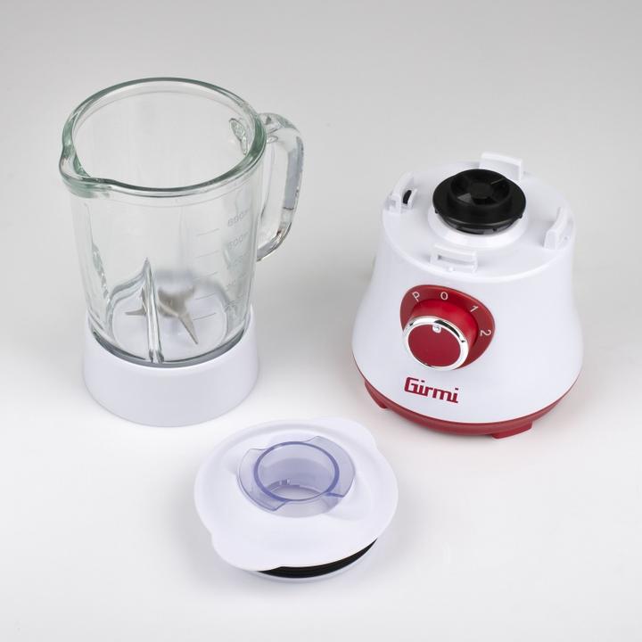 Actual product image Girmi FR23 0.6 L Table blender 300 W Red, Transparent, White (300 W)