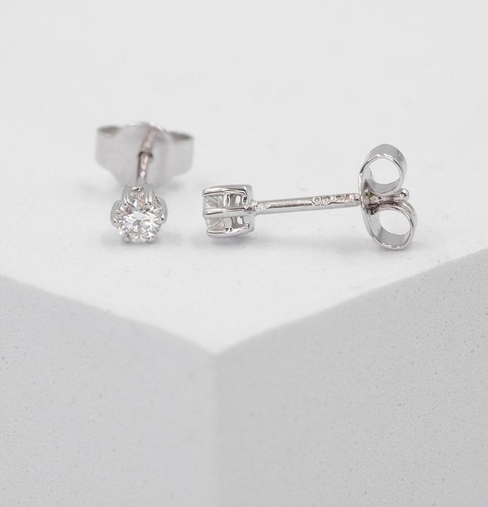 Image du produit Muau Boucles d'oreilles (Or blanc 750)