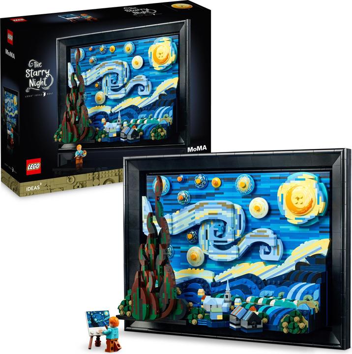 Immagine prodotto LEGO Vincent van Gogh - Notte stellata (21333, Set LEGO rari, LEGO Icons)