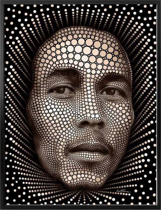Image du produit Trenddeko Ben Heine - Circlism : Bob Marley (24 x 30 cm)