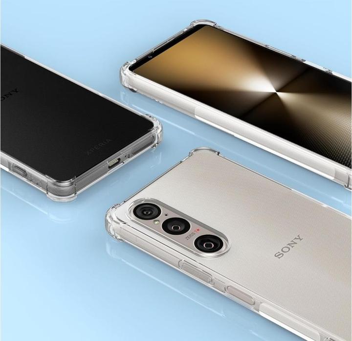 Actual product image Screenguard Sony Xperia 1 VI Cover Crystal Soft Airbag Bumper (Sony Xperia 1 VI)