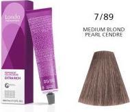 Actual product image Londa Vopsea permanenta 7/89, Blond Mediu Albastrui Perlat, 60ml (White, Blond, Silver)