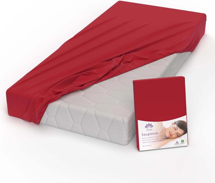 Produktbild Lotus Bettwaren Jersey Fixleintuch Souplesse (180 x 200 cm)