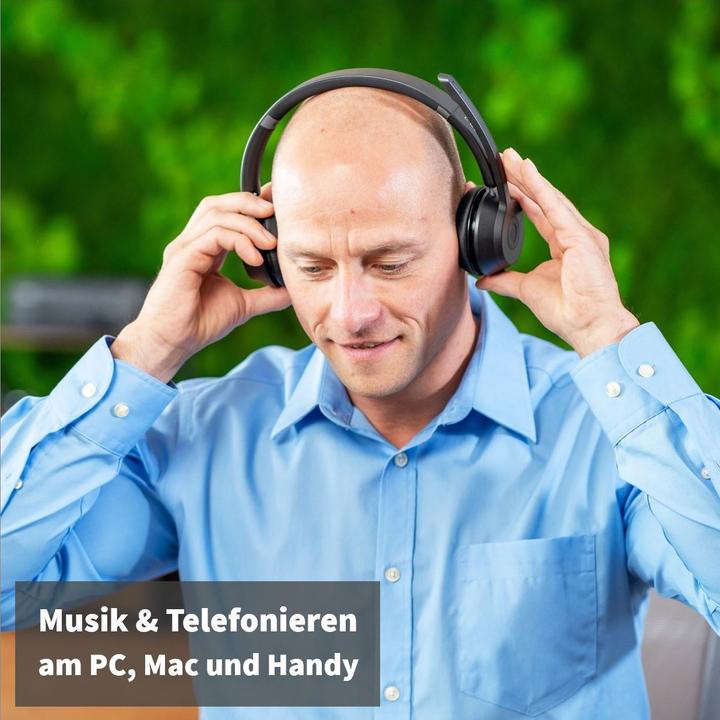 Image du produit Gequdio Bluetooth Headset GB-2 mit Ladestation,USB,Netzteil (Sans fil)