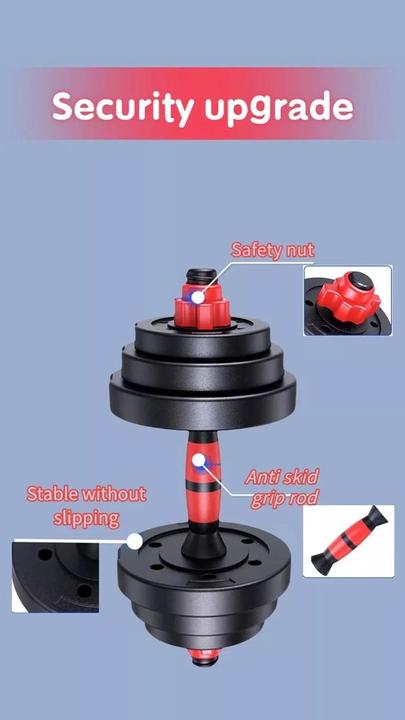 Actual product image Gym Universe 3 in 1 dumbbell set