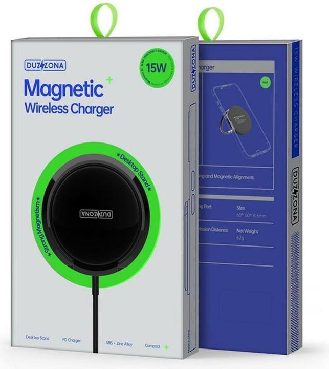 Image du produit Duzzona Dux Ducis Ä®kroviklis belaidis W1 MagSafe baltas (15 W)