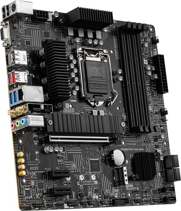 Produktbild MSI B560M PRO-VDH WIFI (LGA 1200, Intel B560, mATX)