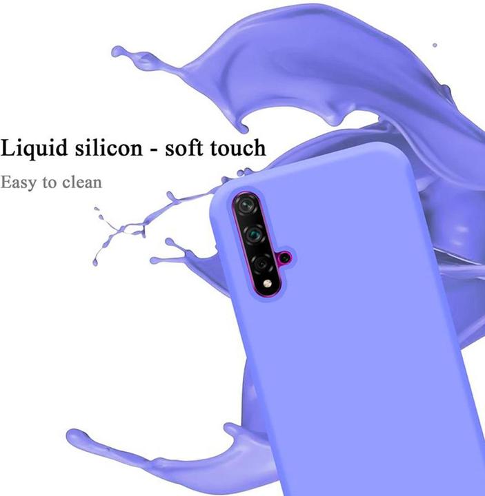 Actual product image Cadorabo TPU Liquid Silicone Case Cover (Huawei Nova 5T, Honor 20s, Fee 20)