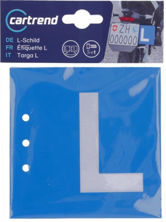 Cartrend L-Schild Motos