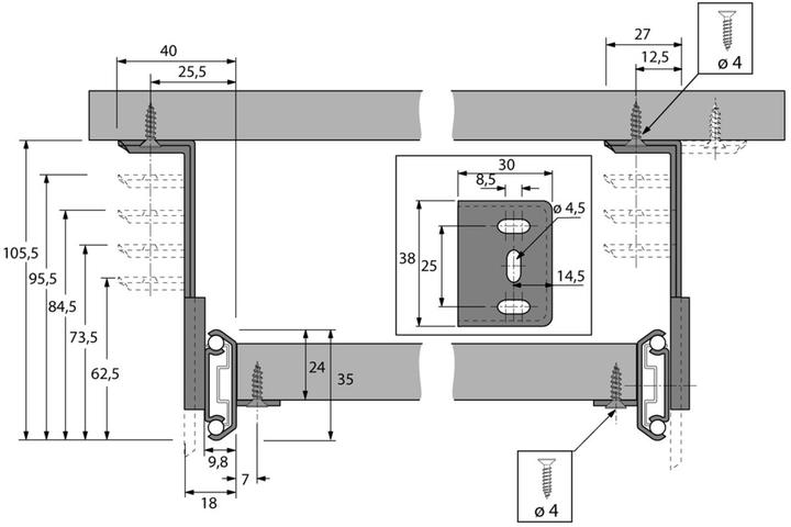 Produktbild Hettich KA 3434
