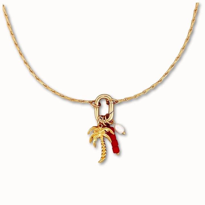 ByNouck Schmuck - Halskette Tropischer Sonnenuntergang - Schmuck - Frauen - vergoldet - Halskette