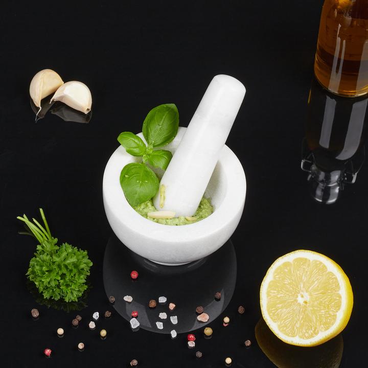 Immagine prodotto Relaxdays Mortaio e pestello in marmo