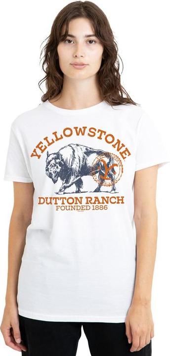 Immagine prodotto Yellowstone Dutton Ranch Maglietta Buffalo Adulto Unisex (XXL)