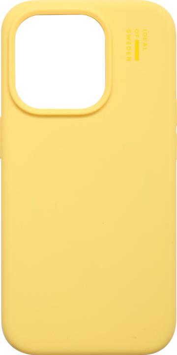Actual product image iDeal Of Sweden Designer Magsafe Silicone Cover Soft Lemon (Apple iPhone 16e, Apple iPhone 14, Apple iPhone 15, Apple iPhone 13)