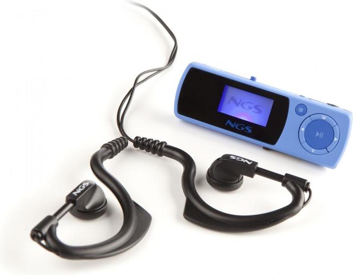 Produktbild NGS 4gb mp3 player. earhooks,neck strap & armband included (4 GB)