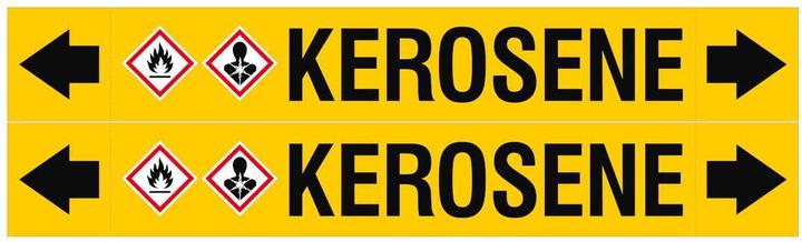 Energy Label Brady ASME - Pipe markers - Kerosene