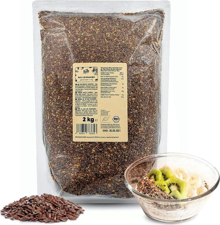 Actual product image KoRo geschrotete Leinsamen (2000 g)