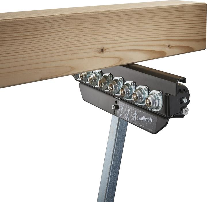 Produktbild wolfcraft Multifunktions-Auflagen- und Rollenbock (30 cm, 30 cm)