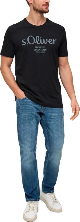 Produktbild S.Oliver T-Shirt Casual Bequem sitzend Logo T-Shirt (3XL)
