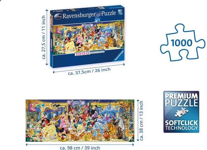 Image du produit Ravensburger Photo de groupe Disney (1000 pièces)