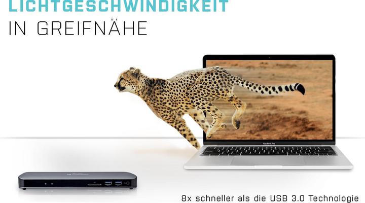 Produktbild i-tec Thunderbolt 3 Dual Dock (Thunderbolt, 1 Ports)