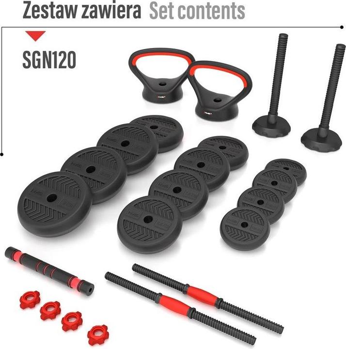 Produktbild HMS 6in1 SGN120 Set (4 x 0.75 kg)