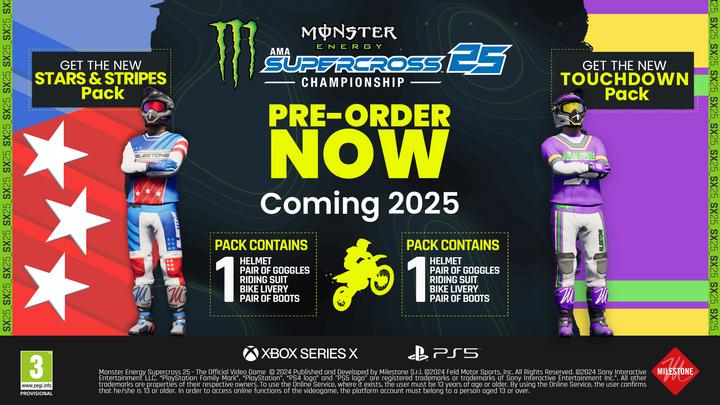 Produktbild Milestone Monster Energy Supercross 25 - Microsoft Xbox Series X - Racing (Xbox Series X, EN)