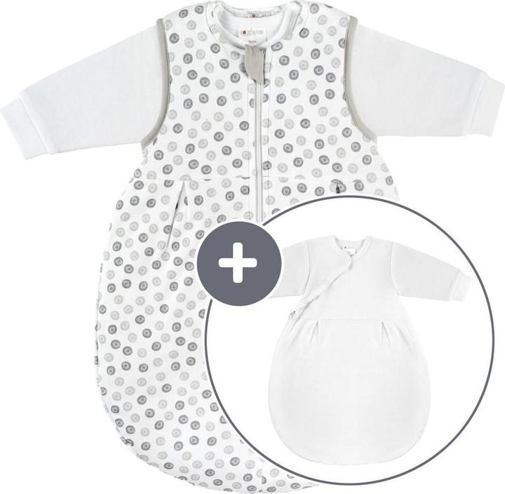 Immagine prodotto Coconette Sacchi a pelo Set di sacchi a pelo da 2 pezzi - Circle White Grey -
