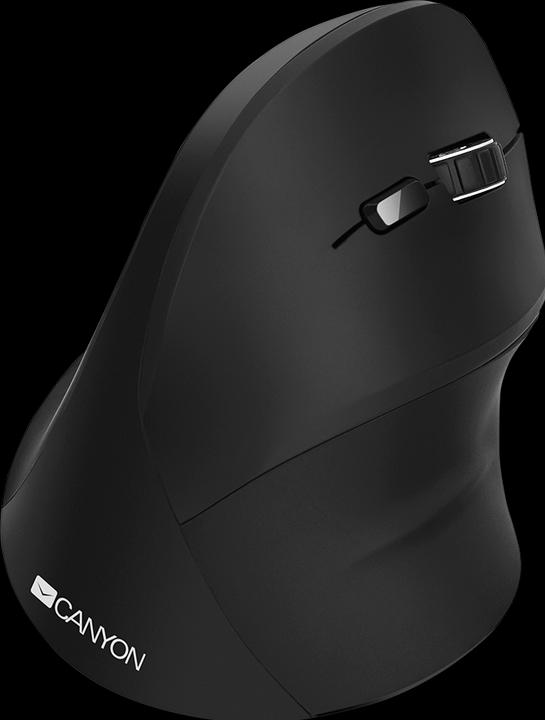 Immagine prodotto Canyon Mouse verticale senza fili MW-16, con 6 pulsanti, sensore ottico Pixart 3212 ad alta (Senza fili)