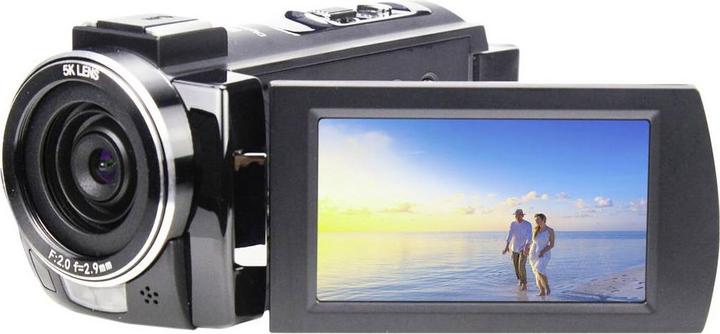 Actual product image Renkforce RF-DV-200 Camcorder 5K 7.6 cm 3 Zoll 8 Megapixel Schwarz