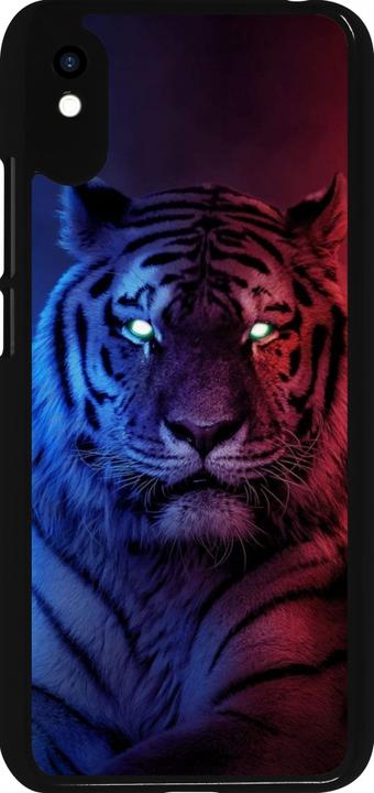 Produktbild PhoneLook Hülle Tiger Blue Red (Xiaomi Redmi 9A)