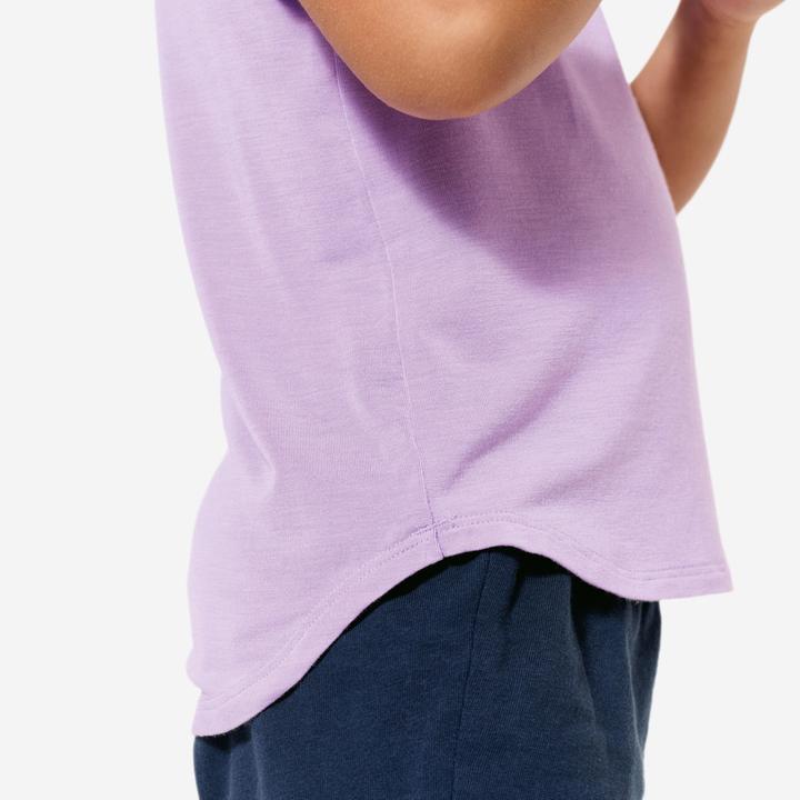 Image du produit Domyos T-shirt babygym léger et respirant enfant, Orange (5, 6)