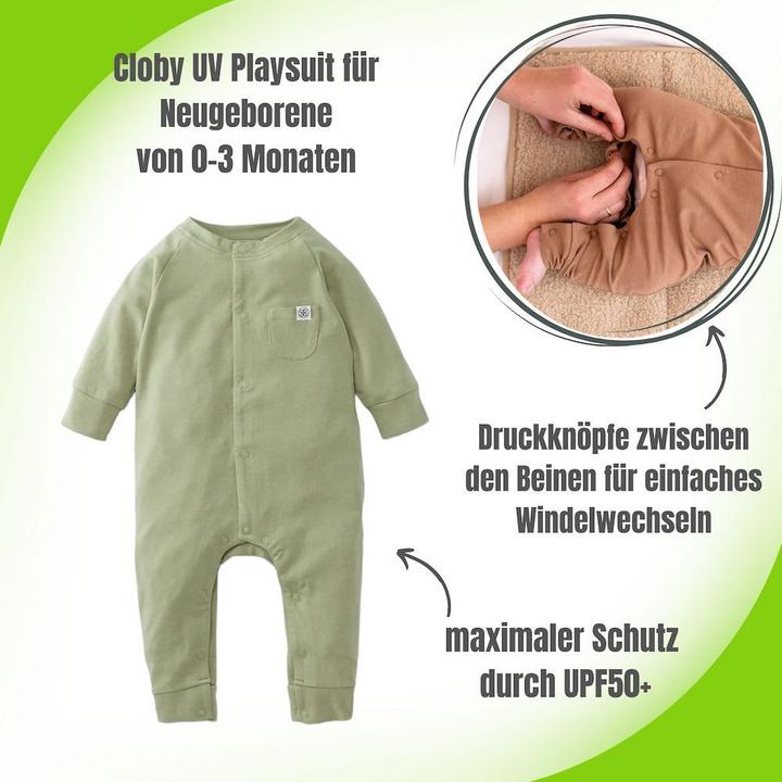 Immagine prodotto Cloby Tuta tutina UPF + Verde oliva (50, 51, 52, 53, 54, 55, 56)